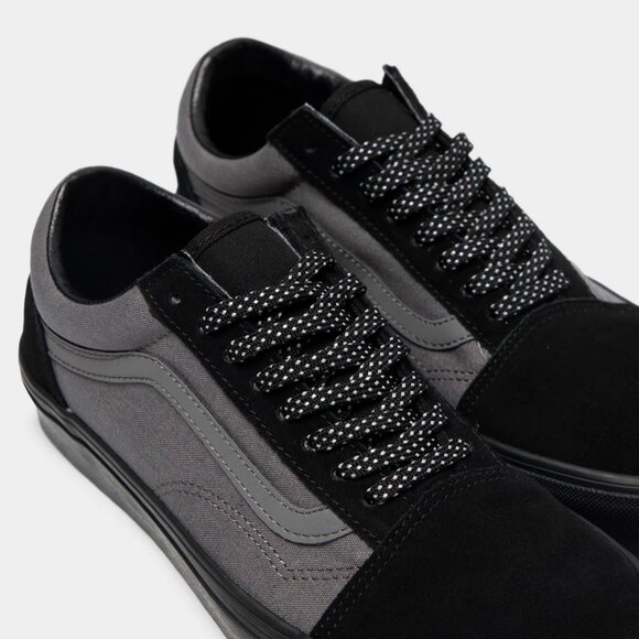 Vans Old Skool Reflective Black VN000ECUQPT Shoes Skateboarding Men's Sz 12 NEW - Picture 14 of 14